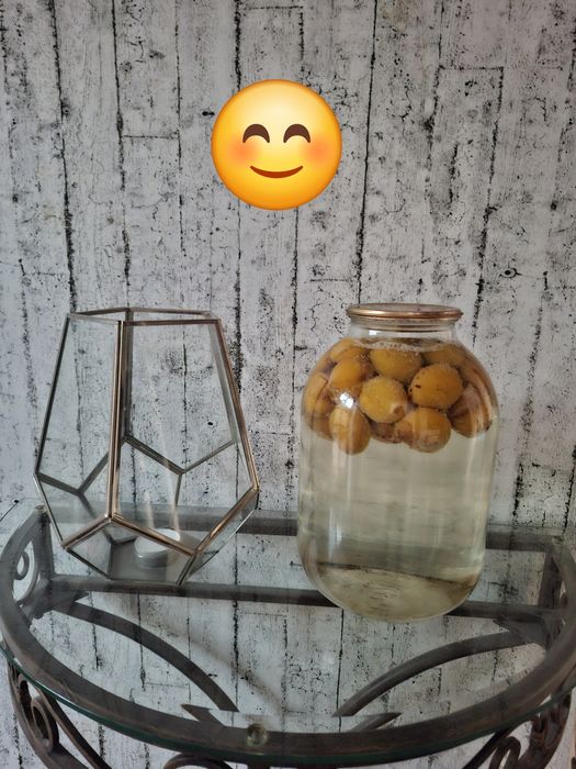 Підсвічник скляний флораріум з Англії