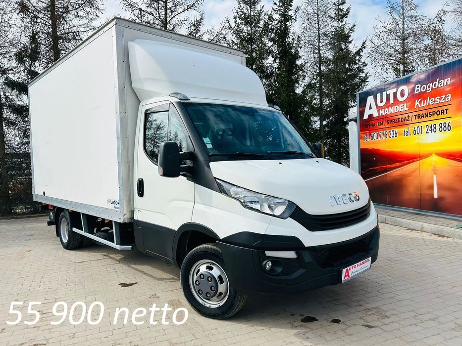 Iveco 35s16  Iveco Daily 35c16 2017r 160KM Kontener + Winda Auto Zarejestrowane