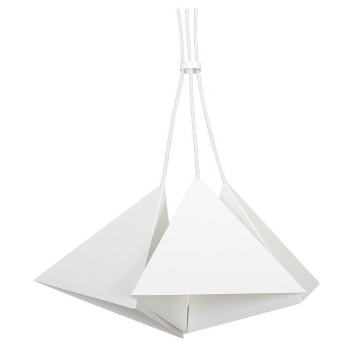 Lampa biała, żyrandol, Luminex SET 7407,