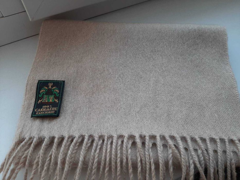 Шарф зимовий, осінній,  100% НАТУРАЛЬНИЙ КАШЕМІР.