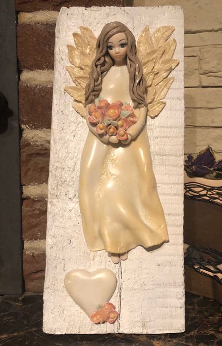 Aniołki na okolicznościowe personalizowane - rękodzieło  !!!