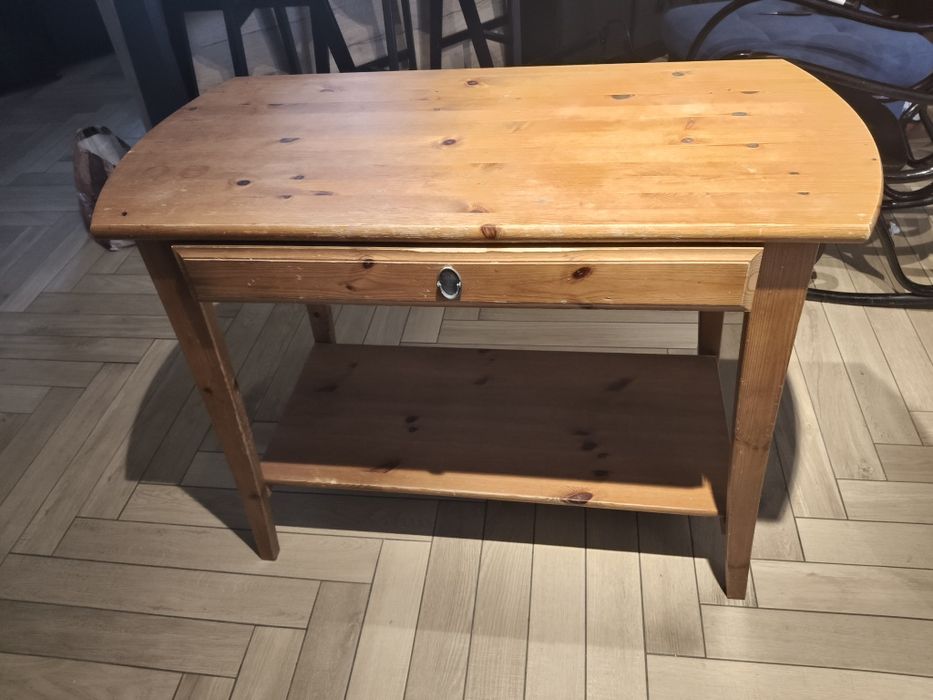 Biurko stolik z półką IKEA LEKSVIK