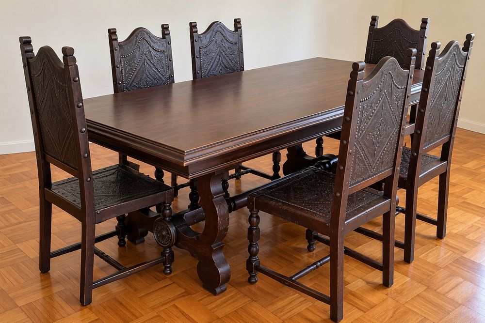Mesa e 6 cadeiras