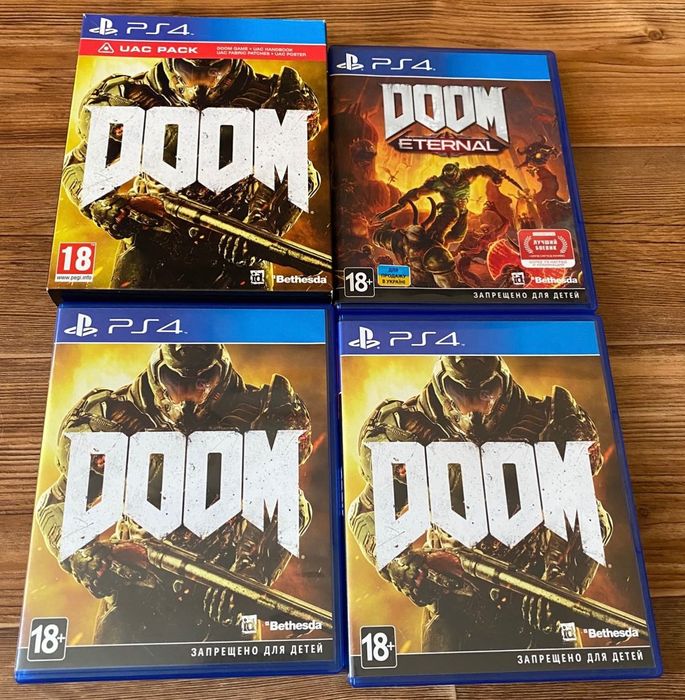 Sony PS4: PES 2021, Ведьмак, Одни из Нас, Alan Wake, Doom, Bloodborne