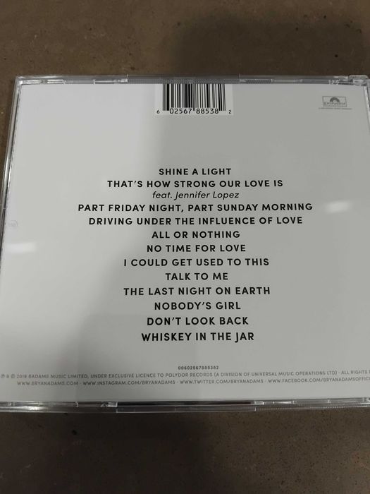 Bryan adams Shine A Light em cd