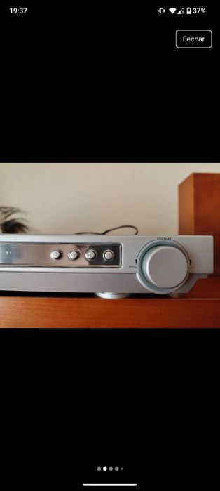 Sistema de som AG com subwoofer e 5 colunas