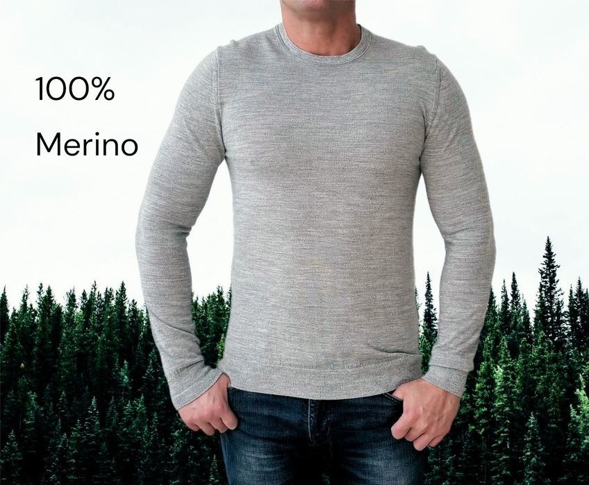 Reiss Wessex sweter męski M 100%merino