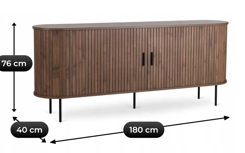 komoda trish kolor orzech 180 cm