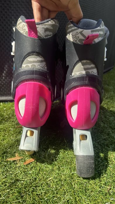 Patins em linha Oxelo + Capacete + Proteções