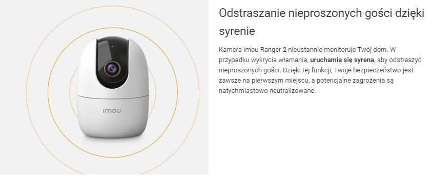 Kamera IP Imou Ranger 2 5MP Niania