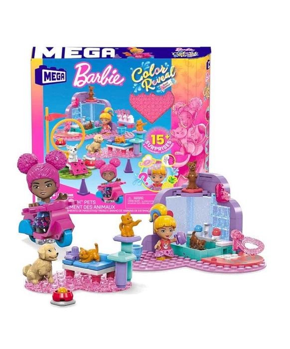 BARBIE - Mega Bloks KLOCKI - Trening i pielęgnacja zwierzątek HHP89