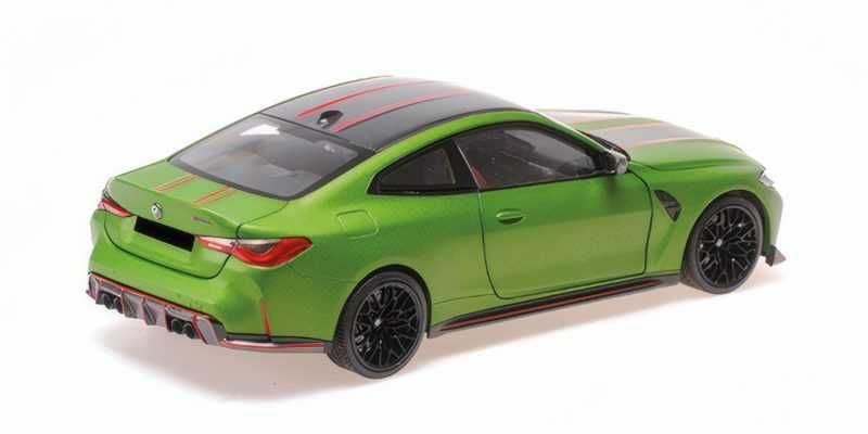 BMW M4 CSL 2023 Matt Green Metallic Minichamps 1:18