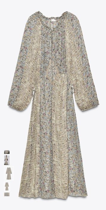 Zara Woman Premium Dress Зара Жіноча Довга Сукня Плаття Платье віскоза