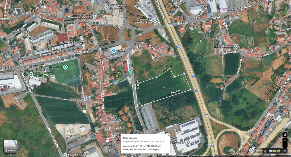 Terreno Rústico em Zona Industrial de Perafita com 20 000m2, 2Ha.