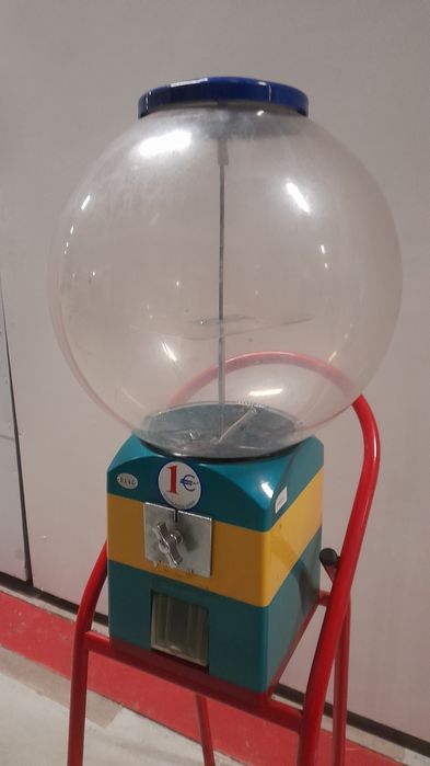 Máquina Brindes a funcionar