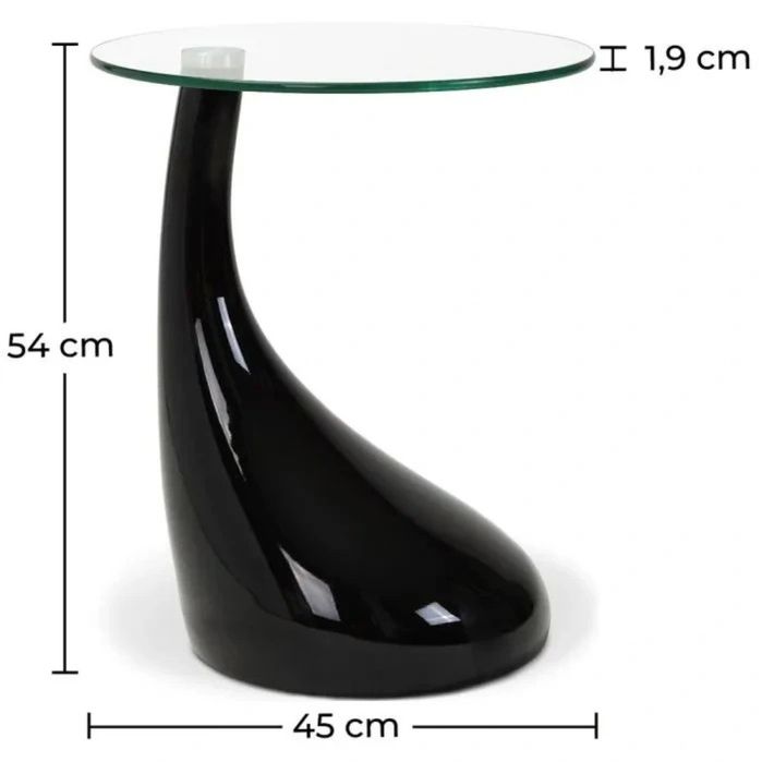 Mesa lateral redonda de designer - Lawa Bistro