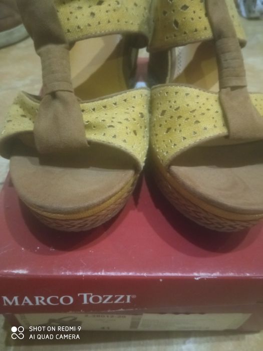 Босоножки женские МARCO TOZZI p.41. ноаые к коробке.