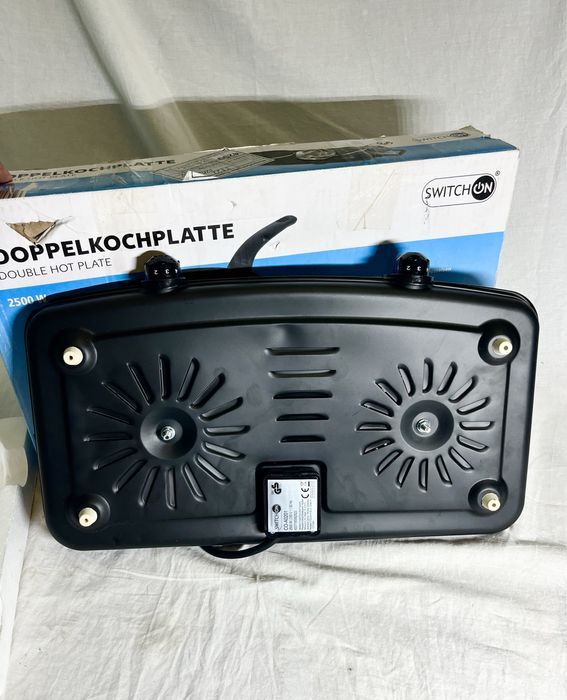 Настольная электрическая плита! Двойная Swich On 2500Вт из Германии!