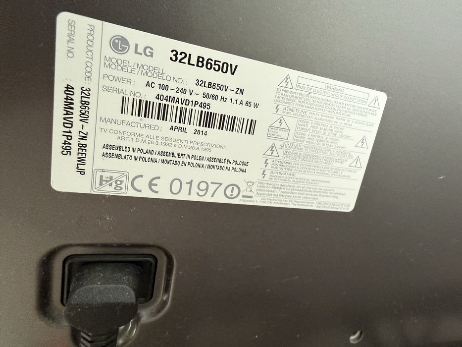 Telewizor LG 32 Cale SMART TV