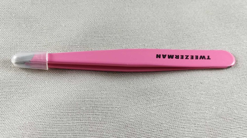 Tweezerman ‎1230-PLLT- Różowa pęseta z defektem