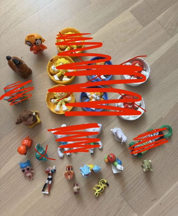 Игрушки макдональдс киндер соник лол киддиленд