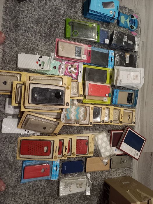 Nowe etui pokrowce szkło samsung sony lg iphone nokia 300 sztuk
