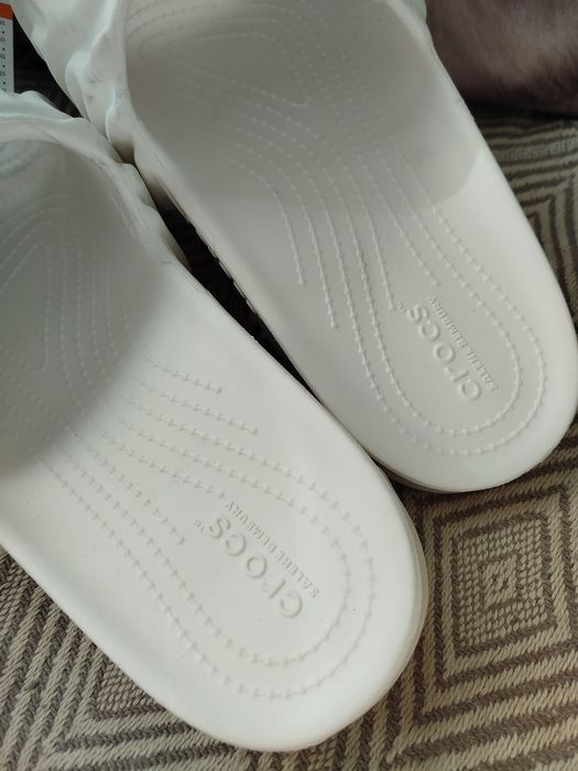 Klapki Crocs, rozm. 42/43, białe, nowe