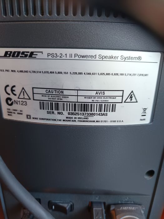 Bose PS 3-2-1 II Powered Speaker System