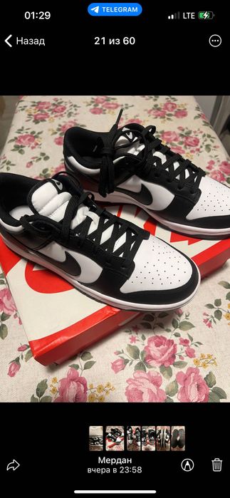 Nike Dunk Low Black White (Panda) • Оригінал • Нові