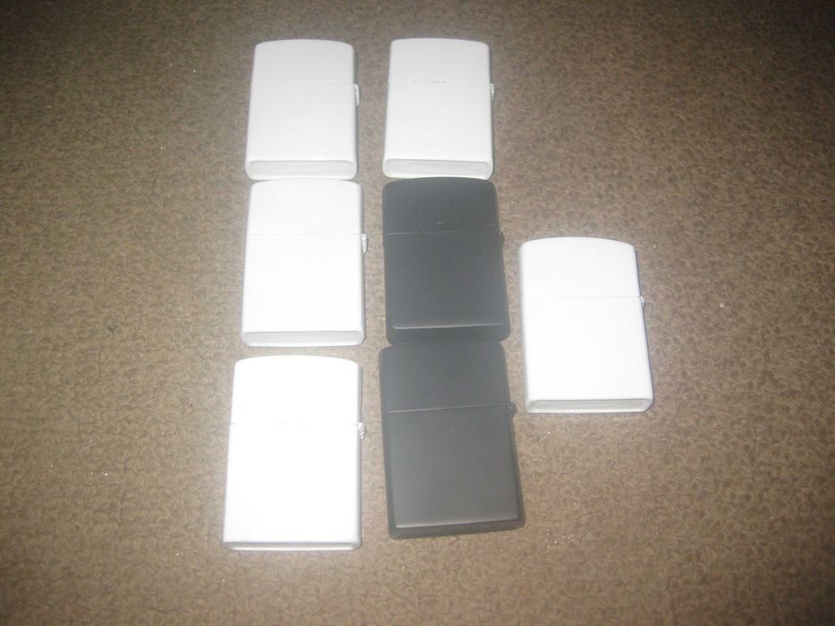 7 Isqueiros tipo "Zippo" Novos!
