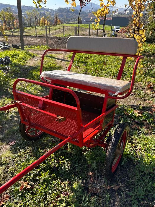 Charrete com travão de disco