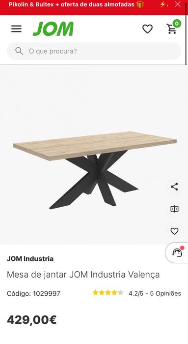 Mesa grande de madeira