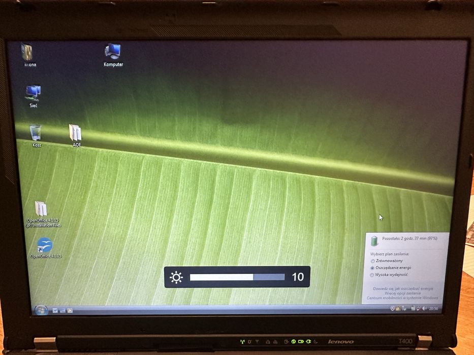 Lenovo T400 14" core2duo 2,5ghz 2GB RAM 160Gb SATA Windows Vista