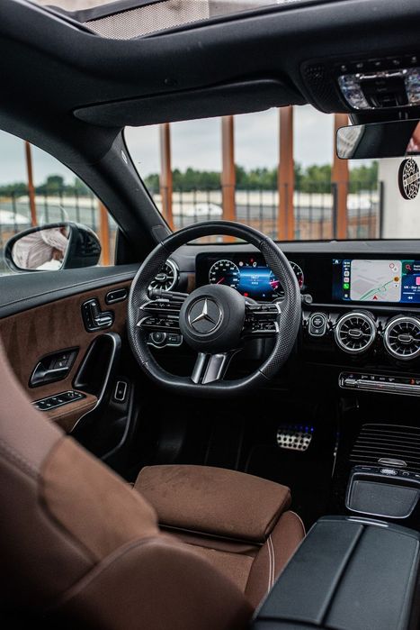 Mercedes-Benz CLA FV23% Brązowe skóry, Gwar2028, Panorama, Multibeam,Kamery360*, Head-up