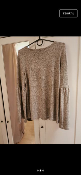 Bluzka Zara szerokie rękawy
