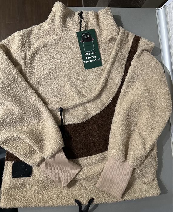 Світшот Котожама букле бежевий S/M новий