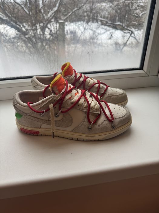 Продам кроссовки Nike Dunk в колаборации с OFF WHITE