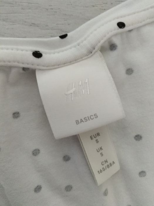 Koszulka w kropki H&m, rozm. S
