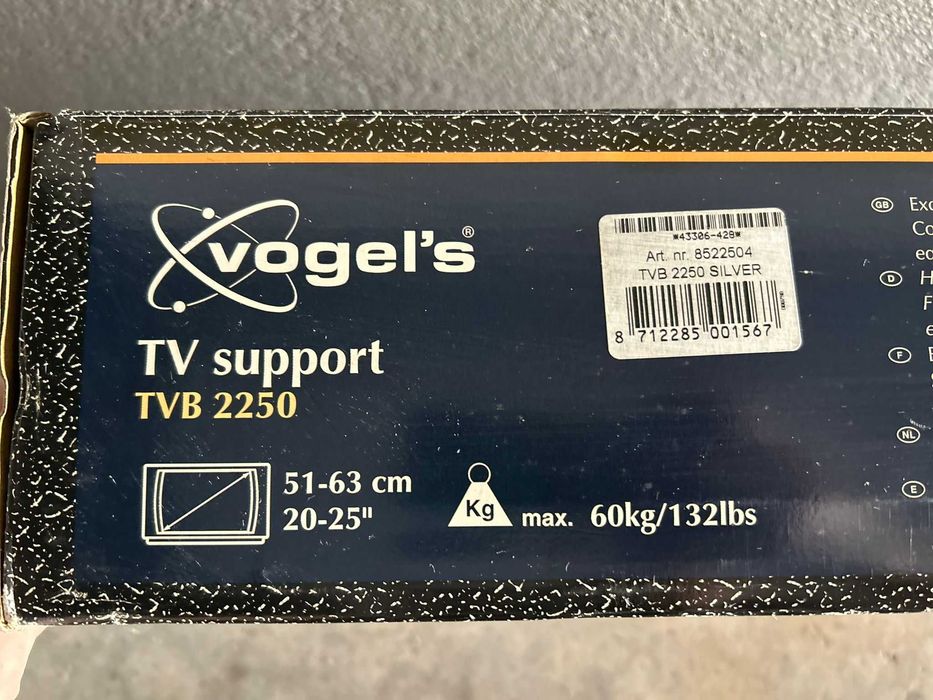 Suporte de parede para TV Vogel's TVB 2250 — Novo na caixa, nunca usado
