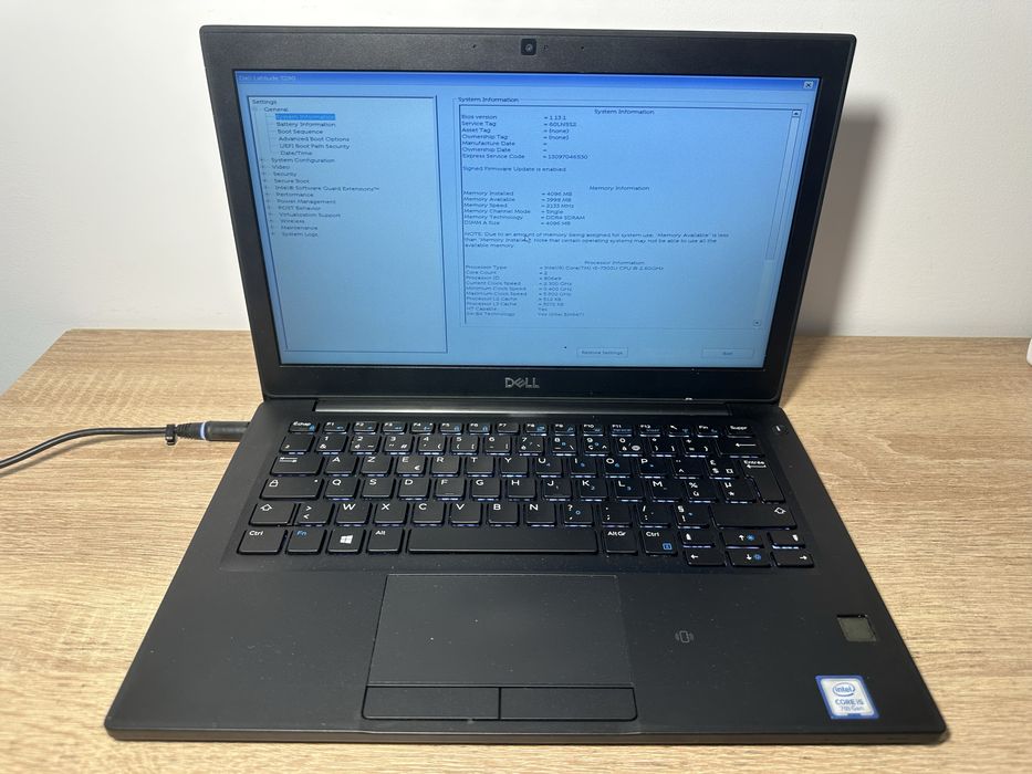 Laptop Dell latitude 7290 i5-7Gen