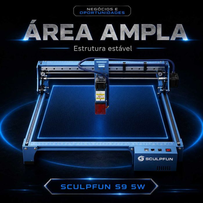 Maquina gravação laser Sculpfun s9 5w