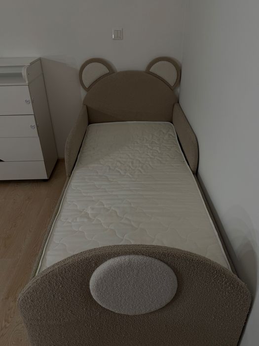 Дитяче ліжко з бортиками 180×80 + матрац