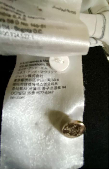 Elegancka bluzka materialowa H&M r. 40