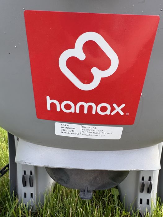 Fotelik rowerowy Hamax Kiss – stan bardzo dobry, bezpieczny i wygodny