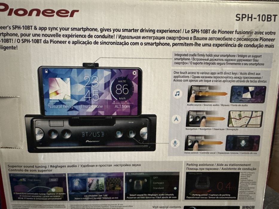 Radio pro carro da pionner SPH-10BT