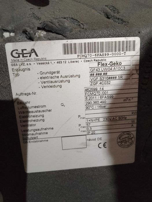 Nagrzewnica/chłodnica Flex Geko GF43
