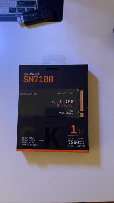 SSD M.2 2280 SANDISK WD Black SN7100 1TB TLC 3D NAND NVMe PCIe Gen 4.0x4