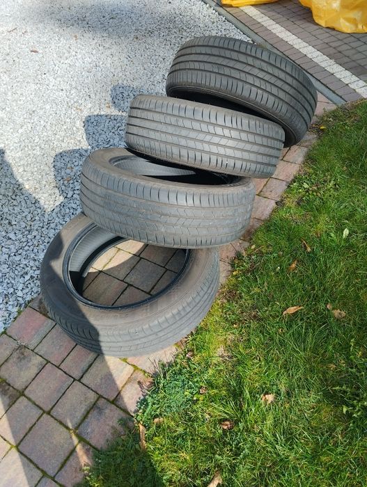 Opony letnie Kumho 215 55 R18 po przebiegu 4700km
