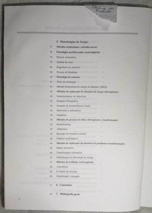 Engenharia e design do produto