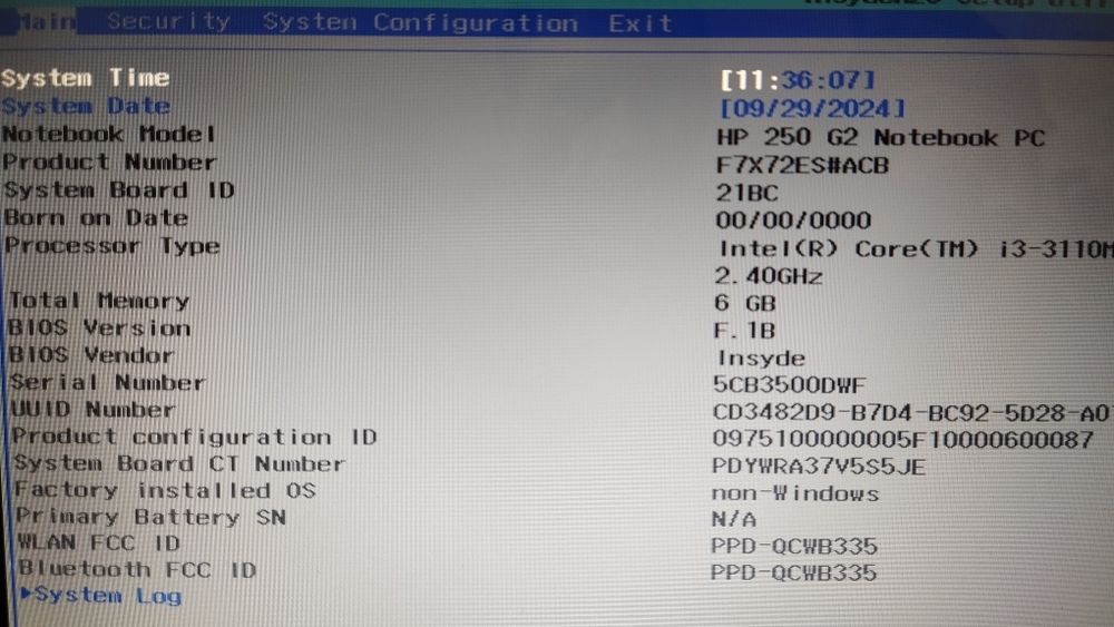 Ноутбук HP 250 G2